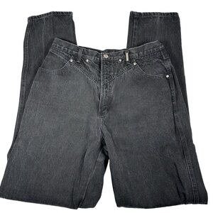 Rocky Mountain vintage western jeans 90s faded‎ high rise waisted Black cowgirl